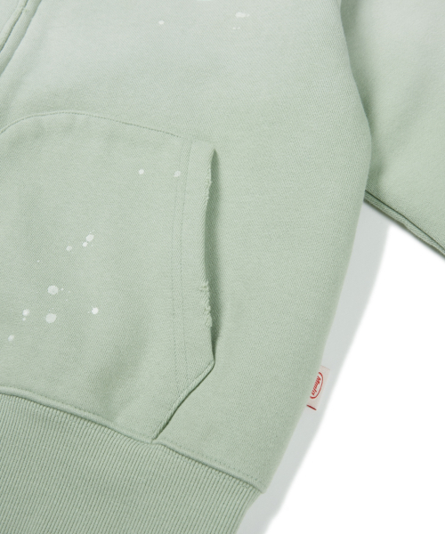 MMLG(エムエムエルジー)の「DYED WORKSHOP HOOD ZIPUP (GREEN)(パーカー・レディース・その他・SMALL/MEDIUM/LARGE/X-LARGE)」の6枚目の写真