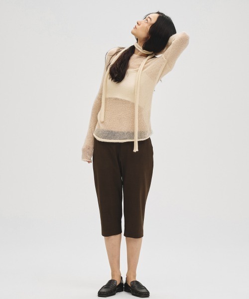 TODAYFUL（トゥデイフル）の「Mohair Tie Knit（ニット/セーター・レディース・ライトグレー/アイボリー・FREE）」の11枚目の写真