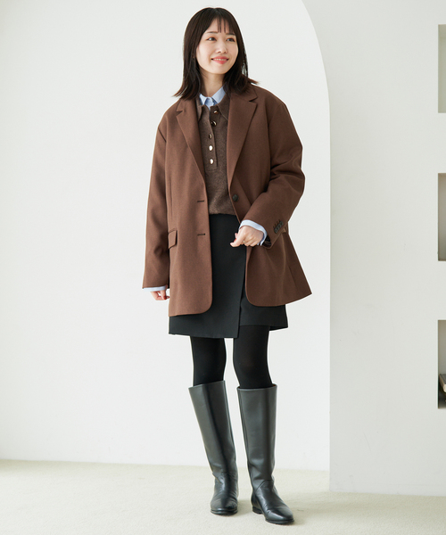 SLOBE IENA(スローブイエナ)の「《追加》ラップショートパンツ(その他パンツ・レディース・ブラック・36/38)」の2枚目の写真