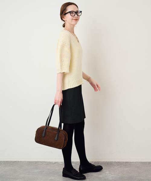 SLOBE IENA(スローブイエナ)の「《追加》ラップショートパンツ(その他パンツ・レディース・ブラック・36/38)」の8枚目の写真
