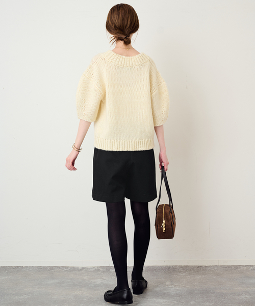 SLOBE IENA(スローブイエナ)の「《追加》ラップショートパンツ(その他パンツ・レディース・ブラック・36/38)」の10枚目の写真