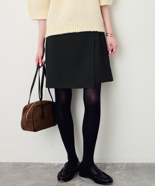 SLOBE IENA(スローブイエナ)の「《追加》ラップショートパンツ(その他パンツ・レディース・ブラック・36/38)」の11枚目の写真