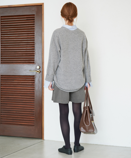 SLOBE IENA(スローブイエナ)の「《追加》ラップショートパンツ(その他パンツ・レディース・ブラック・36/38)」の17枚目の写真