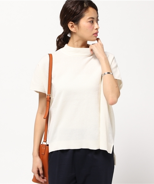 Discoat Parisien（ディスコートパリシアン）の「【スザンヌ×Discoat】コラボフレンチニットプルオーバー（ニット/セーター・レディース・オフホワイト/キャメル/グレー・MEDIUM/LARGE）」の4枚目の写真