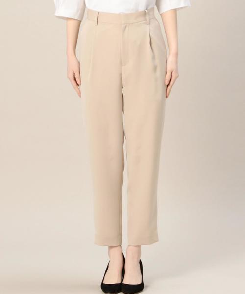 BEAUTY&YOUTH UNITED ARROWS(ビューティーアンドユースユナイテッドアローズ)の「BY トリアセテートテーパード9分丈パンツ◆(その他パンツ・レディース・ベージュ/ネイビー・SMALL/MEDIUM)」の4枚目の写真