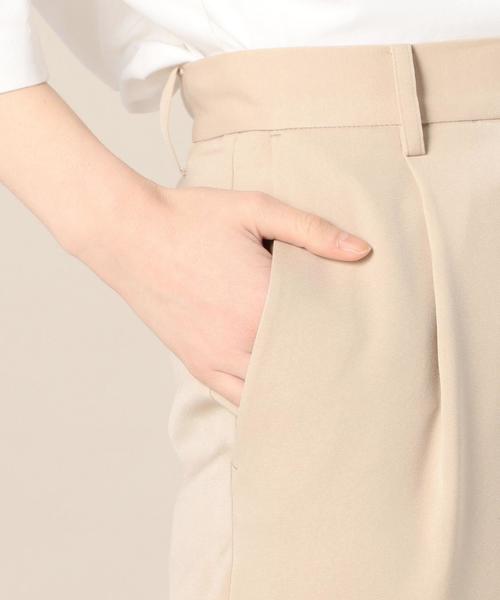 BEAUTY&YOUTH UNITED ARROWS(ビューティーアンドユースユナイテッドアローズ)の「BY トリアセテートテーパード9分丈パンツ◆(その他パンツ・レディース・ベージュ/ネイビー・SMALL/MEDIUM)」の10枚目の写真