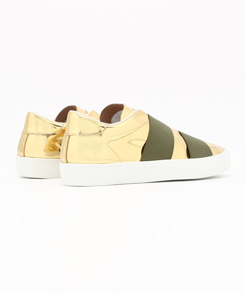 HELIOPOLE(エリオポール)の「COVERT メタリックスニーカー(スニーカー・レディース・ゴールド・38/36/37)」の4枚目の写真