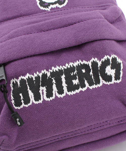 HYSTERIC MINI（ヒステリックミニ）の「R&R OVER バックパック（バックパック/リュック・キッズ・ブラック/グレー/パープル・LARGE）」の9枚目の写真