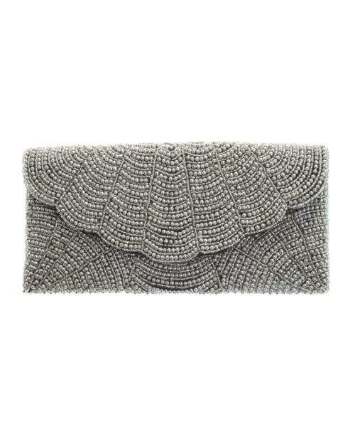 ROSE BUD（ローズバッド）の「(SJK BAGS)BEADED CLUTCH BAG（クラッチバッグ・レディース・ブラック/ゴールド/シルバー・ONE SIZE）」の2枚目の写真