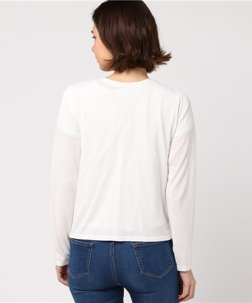 MERCURYDUO（マーキュリーデュオ）の「ＵＶカットレーヨンニットカーディガン（カーディガン/ボレロ・レディース・ブラック/ライトブルー/ラベンダー/オフホワイト・FREE）」の7枚目の写真