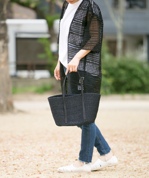 UR SELECT（ユーアールセレクト）の「トレノワールBAG（トートバッグ・レディース・ネイビー/ホワイト・FREE）」の12枚目の写真