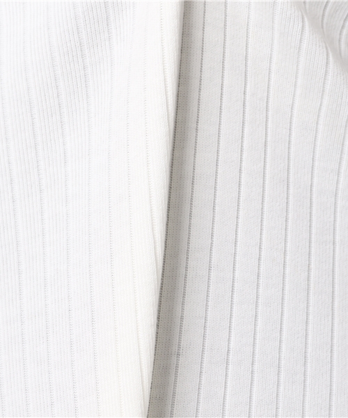 22 OCTOBRE（ヴァンドゥ－オクトーブル）の「[ウォッシャブル]リブカットソー【15000UNDER】（Tシャツ/カットソー・レディース・ナチュラル/ブラック/ホワイト・2/4）」の9枚目の写真