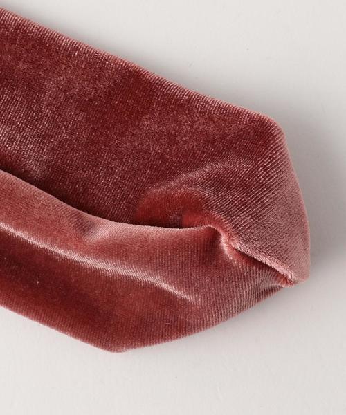 BEAUTY&YOUTH UNITED ARROWS(ビューティーアンドユースユナイテッドアローズ)の「BY ベルベットソックス ◆(ソックス/靴下・レディース・オフホワイト/ブラック/ピンク・FREE)」の6枚目の写真