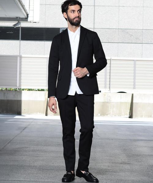 BEAUTY&YOUTH UNITED ARROWS（ビューティーアンドユースユナイテッドアローズ）の「BY TR/サージ ノープリーツパンツ ◆（スラックス・メンズ・ブラック/ネイビー/グレー・LARGE/SMALL/X-LARGE/MEDIUM）」の15枚目の写真