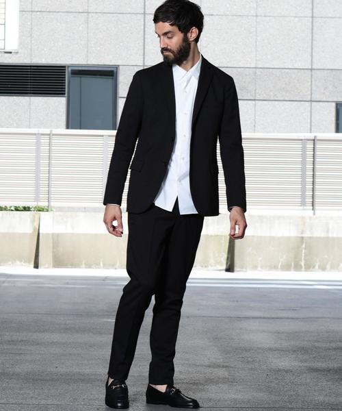 BEAUTY&YOUTH UNITED ARROWS（ビューティーアンドユースユナイテッドアローズ）の「BY TR/サージ ノープリーツパンツ ◆（スラックス・メンズ・ブラック/ネイビー/グレー・LARGE/SMALL/X-LARGE/MEDIUM）」の16枚目の写真