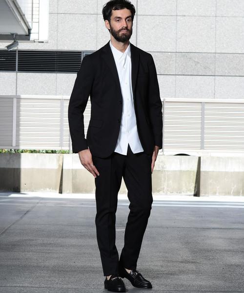 BEAUTY&YOUTH UNITED ARROWS（ビューティーアンドユースユナイテッドアローズ）の「BY TR/サージ ノープリーツパンツ ◆（スラックス・メンズ・ブラック/ネイビー/グレー・LARGE/SMALL/X-LARGE/MEDIUM）」の17枚目の写真