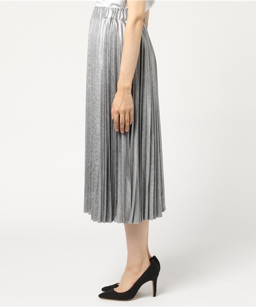 laboratory work（ラボラトリーワーク）の「【再入荷！】メタルプリーツスカート（スカート・レディース・シルバー/ゴールド・MEDIUM）」の4枚目の写真