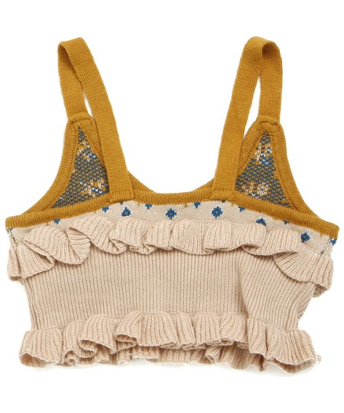 apres les cours(アプレレクール)の「ニットビスチェ付きTシャツ(Tシャツ/カットソー・キッズ・オフホワイト/グレー・110/130/100/120/90/140/80)」の10枚目の写真