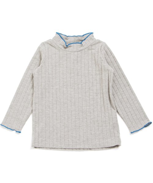 apres les cours(アプレレクール)の「ニットビスチェ付きTシャツ(Tシャツ/カットソー・キッズ・オフホワイト/グレー・110/130/100/120/90/140/80)」の9枚目の写真