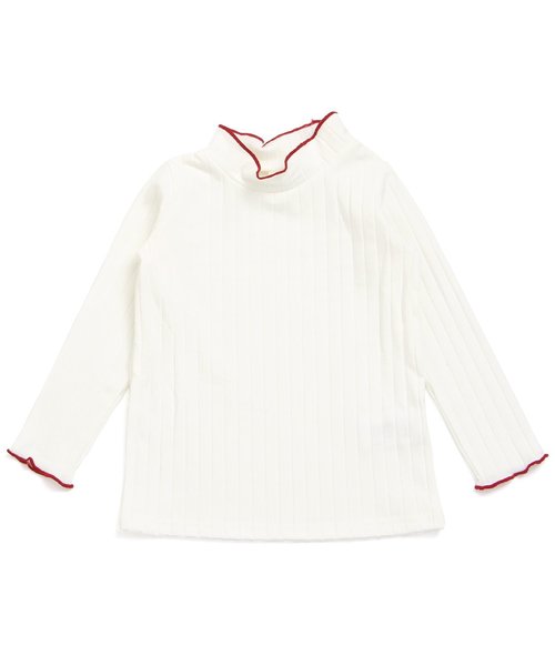 apres les cours(アプレレクール)の「ニットビスチェ付きTシャツ(Tシャツ/カットソー・キッズ・オフホワイト/グレー・110/130/100/120/90/140/80)」の8枚目の写真