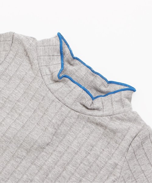 apres les cours(アプレレクール)の「ニットビスチェ付きTシャツ(Tシャツ/カットソー・キッズ・オフホワイト/グレー・110/130/100/120/90/140/80)」の7枚目の写真