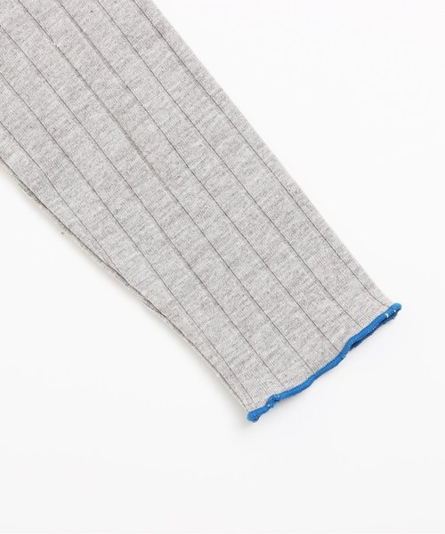 apres les cours(アプレレクール)の「ニットビスチェ付きTシャツ(Tシャツ/カットソー・キッズ・オフホワイト/グレー・110/130/100/120/90/140/80)」の6枚目の写真