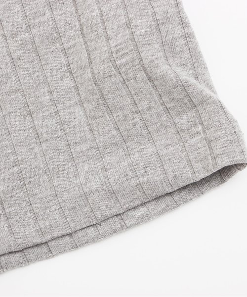 apres les cours(アプレレクール)の「ニットビスチェ付きTシャツ(Tシャツ/カットソー・キッズ・オフホワイト/グレー・110/130/100/120/90/140/80)」の5枚目の写真