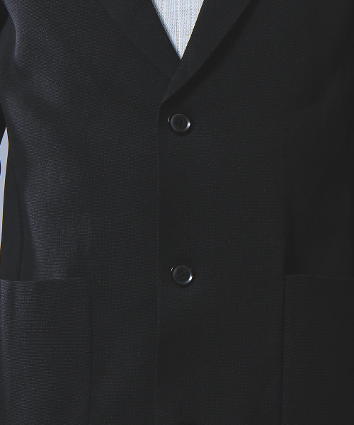 5351 POUR LES HOMMES（ゴーサンゴーイチプールオム）の「ニットチェスターフィールド（チェスターコート・メンズ・ブラック/カーキ・44/46/48/50）」の10枚目の写真