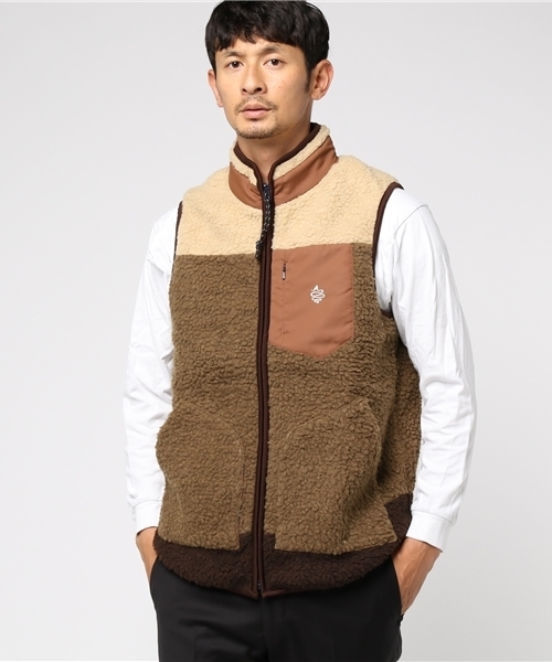 ALDIES（アールディーズ）の「Reverse Mild VT（ベスト・メンズ・グレー/ネイビー/ブラウン/ホワイト/オリーブ・LARGE/X-SMALL/MEDIUM/SMALL）」の4枚目の写真