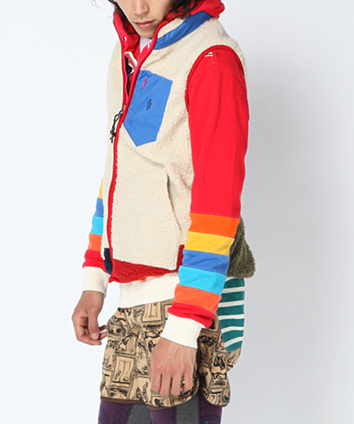 ALDIES（アールディーズ）の「Reverse Mild VT（ベスト・メンズ・グレー/ネイビー/ブラウン/ホワイト/オリーブ・LARGE/X-SMALL/MEDIUM/SMALL）」の6枚目の写真