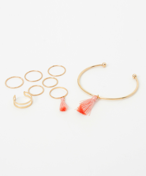 florist（フローリスト）の「2種バングル＆リング セット（バングル/リストバンド・レディース・シルバー系その他2/シルバー系その他3/ゴールド系その他2/ゴールド系その他3・FREE）」の10枚目の写真