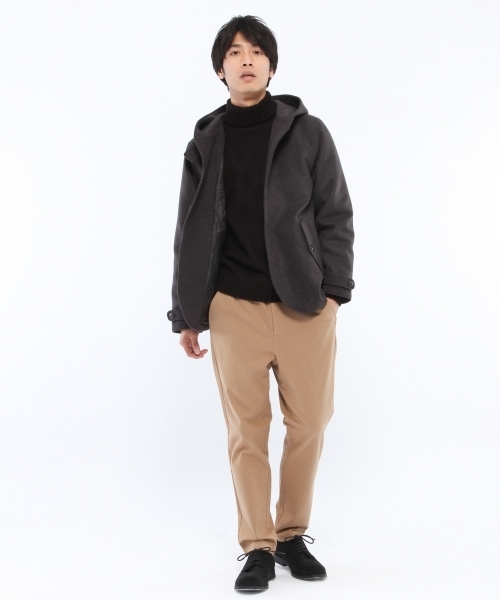 LAKOLE(ラコレ)の「【保温】裏起毛イージーパンツ / LAKOLE(その他パンツ・メンズ・チャコール/ベージュ/ネイビー・MEDIUM/LARGE/SMALL)」の4枚目の写真