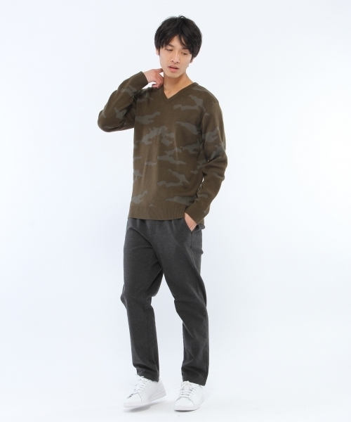 LAKOLE(ラコレ)の「【保温】裏起毛イージーパンツ / LAKOLE(その他パンツ・メンズ・チャコール/ベージュ/ネイビー・MEDIUM/LARGE/SMALL)」の5枚目の写真