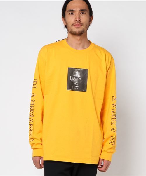 Homeyland（ホーミーランド）の「KB-MJ  PAY TRIBUTE LONG SLEEVE TEE（Tシャツ/カットソー・メンズ・ホワイト/ブラック/レッド/マスタード・MEDIUM/LARGE/X-LARGE）」の18枚目の写真
