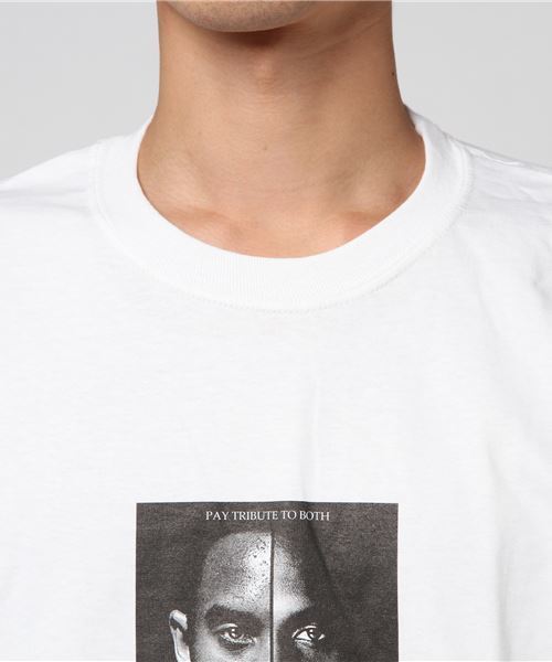 Homeyland（ホーミーランド）の「KB-MJ  PAY TRIBUTE LONG SLEEVE TEE（Tシャツ/カットソー・メンズ・ホワイト/ブラック/レッド/マスタード・MEDIUM/LARGE/X-LARGE）」の10枚目の写真