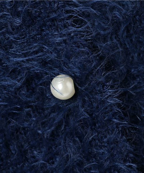 KOBE LETTUCE（コウベレタス）の「着回し力あがるフェミニンアイテム！前後着られる2WAY！パールボタンシャギーニットトップスカーディガン/レディースセーター[C2957]神戸レタス（カーディガン/ボレロ・レディース・ベージュ/ネイビー/グレー/ピンク系その他・FREE）」の10枚目の写真