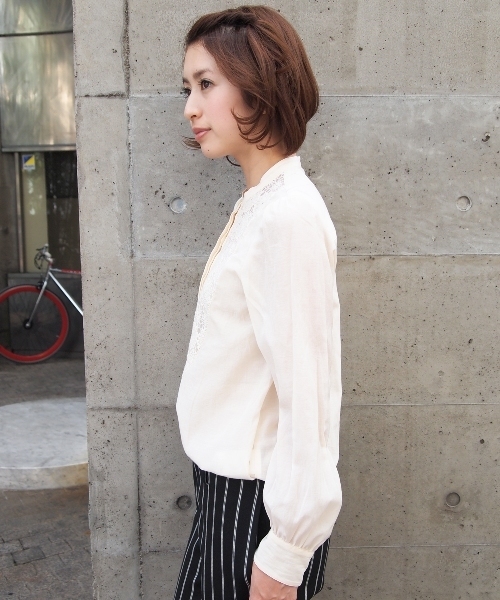 バテンレース ショートスリーブシャツ H BEAUTY&YOUTH UNITED AROOWS 
