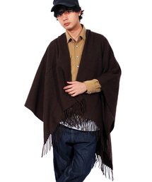 ８(eight) | 無地 ポンチョ 大判 マフラー (ポンチョ)
