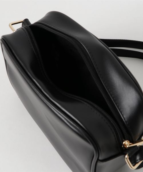 WEGO（ウィゴー）の「WEGO/デイリースクエアショルダーバッグ（ショルダーバッグ・レディース・ブラウン/レッド/ブラック・FREE）」の4枚目の写真