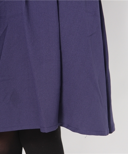 Kastane（カスタネ）の「衿付バックシャンOP（ワンピース・レディース・グリーン/ピンク/ダークブルー/ブラック・FREE）」の10枚目の写真