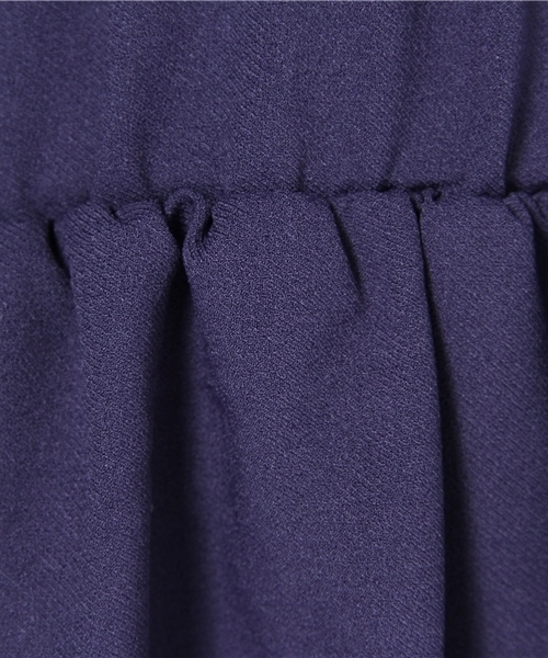 Kastane（カスタネ）の「衿付バックシャンOP（ワンピース・レディース・グリーン/ピンク/ダークブルー/ブラック・FREE）」の9枚目の写真