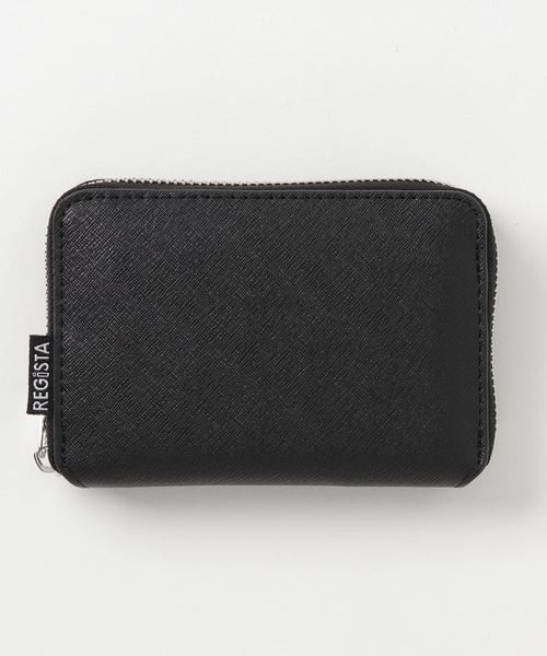 STYLEBLOCK（スタイルブロック）の「グレインレザーラウンドファスナー二つ折り財布（財布・メンズ・ブラック/ネイビー/カモフラージュ/ワイン・FREE）」の2枚目の写真