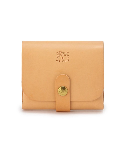 IL BISONTE（イルビゾンテ）の「IL BISONTE / ORIGINAL LEATHER / カードケース（名刺入れ・レディース・ライトブラウン/ナチュラル/オレンジ/グリーン/グレー/オリーブ/レッド/ダークブラウン/ブラック/ネイビー/レンガ・FREE）」の5枚目の写真