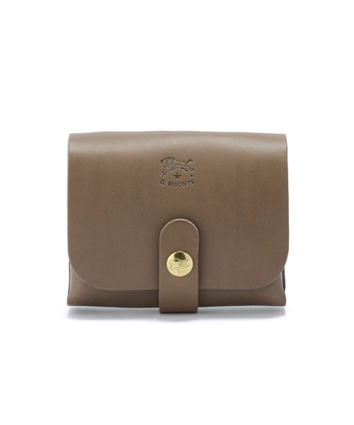 IL BISONTE（イルビゾンテ）の「IL BISONTE / ORIGINAL LEATHER / カードケース（名刺入れ・レディース・ライトブラウン/ナチュラル/オレンジ/グリーン/グレー/オリーブ/レッド/ダークブラウン/ブラック/ネイビー/レンガ・FREE）」の2枚目の写真
