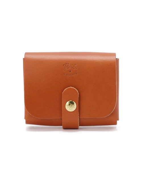 IL BISONTE（イルビゾンテ）の「IL BISONTE / ORIGINAL LEATHER / カードケース（名刺入れ・レディース・ライトブラウン/ナチュラル/オレンジ/グリーン/グレー/オリーブ/レッド/ダークブラウン/ブラック/ネイビー/レンガ・FREE）」の4枚目の写真