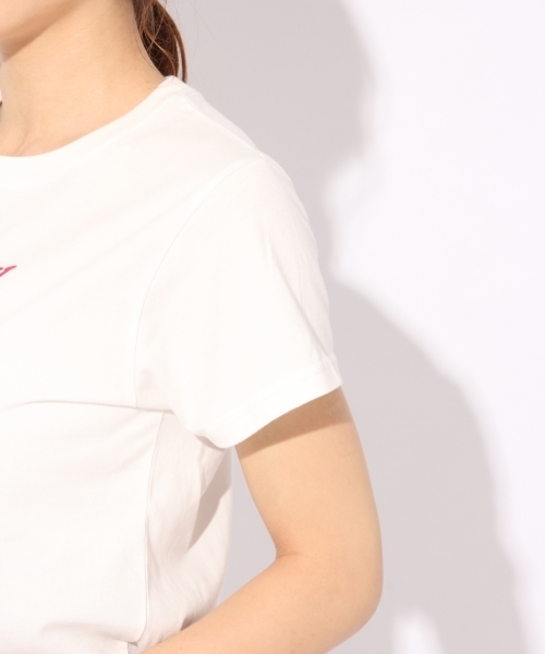 Heather(ヘザー)の「アソートロゴT 793989(Tシャツ/カットソー・レディース・ホワイト/ブラック/ピンク・FREE)」の12枚目の写真