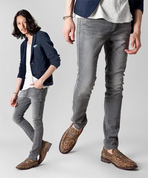 NANO universe（ナノユニバース）の「Lee（リー）/ JEGGERS SAROUEL COOL（デニムパンツ・メンズ・インディゴブルー/ブルー/サックスブルー/グレー/ブラック・X-SMALL/SMALL/MEDIUM/LARGE）」の2枚目の写真