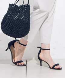 un dix cors | ストラップ細ミュールサンダル-(サンダル)