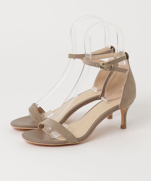 un dix cors（アンディコール）の「ストラップ細ミュールサンダル-（サンダル・レディース・ベージュ/レッド/ブラック・MEDIUM/SMALL/LARGE）」の4枚目の写真