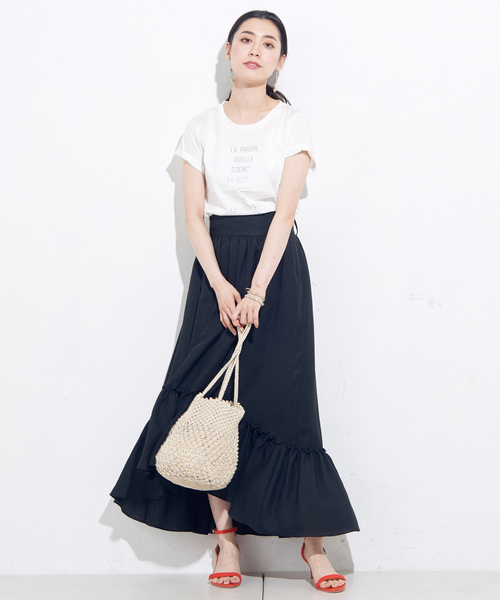 un dix cors（アンディコール）の「ストラップ細ミュールサンダル-（サンダル・レディース・ベージュ/レッド/ブラック・MEDIUM/SMALL/LARGE）」の7枚目の写真